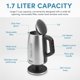 thumbnail image 4 of Hervidor eléctrico AROMA Professional 1.7 L/7 tazas de acero inoxidable, 4 of 6