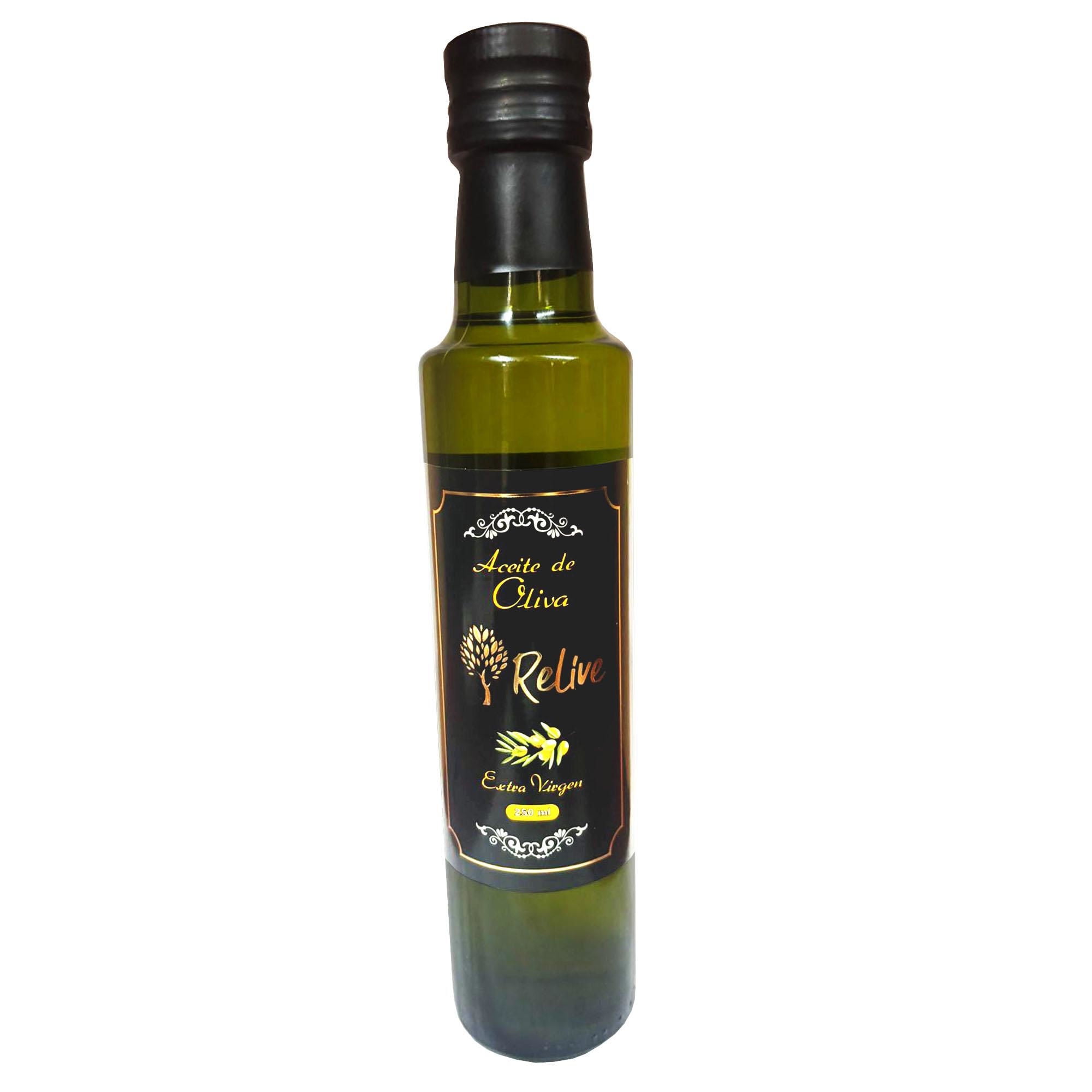 Aceite Oliva Extra Virgen Botella 250 ml Relive