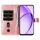 thumbnail image 4 of Funda con Cremallera para OPPO Reno 14 5G, Carcasa Cartera de Cuero PU con Soporte y Tarjetero, 4 of 5