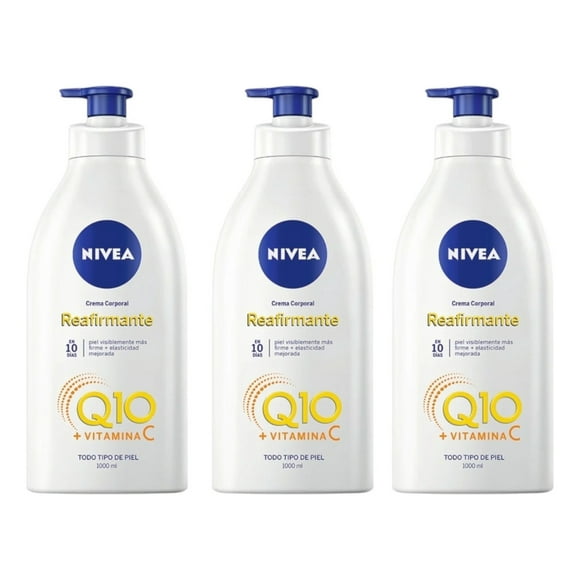 Nivea Crema Corporal Reafirmante Q10 1000 Ml x3