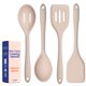 thumbnail image 1 of Set de Utensilios de Cocina Ziruma 4 piezas Silicona Acero Inoxidable, 1 of 7
