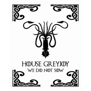 Rienda Libre Graphics - Decomural House Greyjoy Game Of Thrones Ws-34185