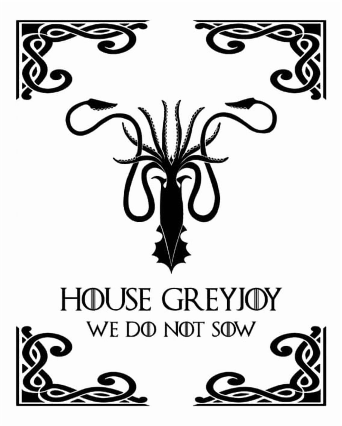 Rienda Libre Graphics - Decomural House Greyjoy Game Of Thrones Ws-34185