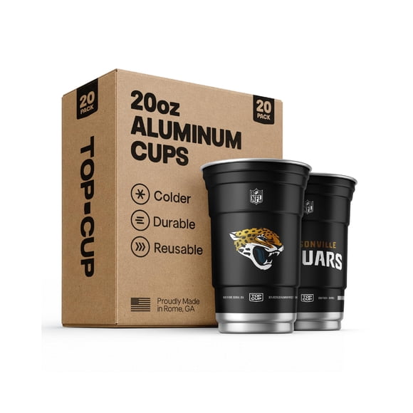 Vaso de Bebida Top Cup 567 ml (20 unidades) – Jacksonville Jaguars NFL