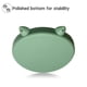 thumbnail image 4 of Cat Bowl Bifeaw, alimentador lento de silicona, fácil de limpiar, verde/azul, 4 of 7