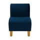 thumbnail image 2 of Poltrona Soft 1C Felpa 04 Azul Marino, 2 of 4