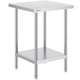thumbnail image 1 of Mesa de preparación VEVOR de acero inoxidable, 60 x 60 x 86 cm, 318 kg de capacidad, 1 of 3