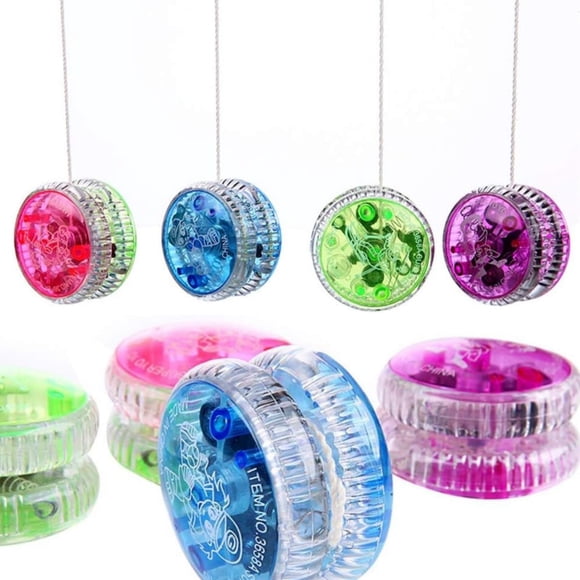 Lámpara LED Yo-Yo Bioristar para niños principiantes, paquete de 4