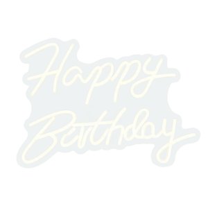 Ioensy - Letrero Luminoso Con Letras Led, Lámpara Nocturna Alimentada Por Usb, Reutilizable Para Cumpleaños, Dormitorio, Cumpleaños, Blanco Cálido