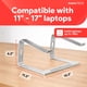 thumbnail image 3 of Soporte para portátil Staples TECH 28-43 cm plateado, 3 of 7