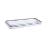 Bothyi - Toallero De Baño Con Estante Organizador Soporte Toallero Para Balcón Cocina Gris