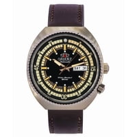Orient - Reloj Neo Classic Sports Brown Leather Strap Black Dial Automatic Ra Aa0E06B19B Ra Aa0E06B39B 200M Mens Watch