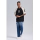 thumbnail image 4 of Polera Hombre Manga Contra Tono Negro - ll, 4 of 4