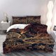 thumbnail image 1 of 3pcs Paisley Pattern Printed Bedding Set Duvet Cover and Pillowcases, 1 of 5
