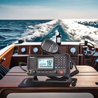 Recent Rs-510M Radio Fijo Marino Clase A Con Gps, Ipx7 A Prueba De Agua Y Función Dsc Para Barcos Y Embarcaciones