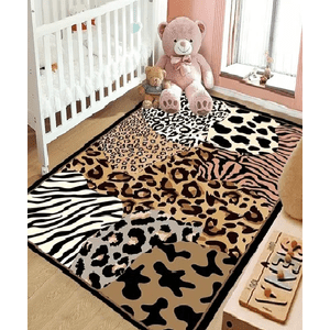 Genérico - Alfombra Wym 160X200Cm Rectangular Multicolor Moderno