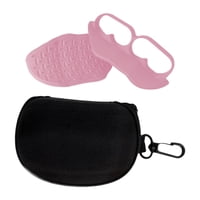 Magideal - 1 Combina El Levantamiento De Pesas, El Gimnasio Maneja Ups Flexibles Para Adultos Almohadillas Portátiles Bolsos De Mano Protección Para El Ejercicio Rosa