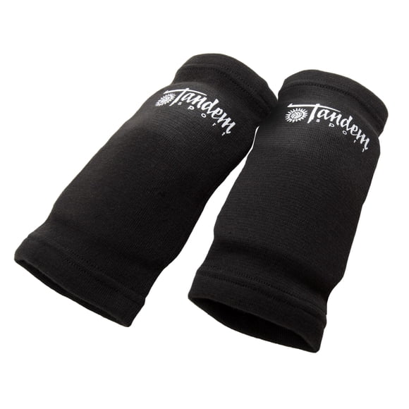 Coderas de voleibol Tandem Sport para Floor Burns, color negro