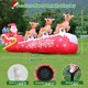 thumbnail image 3 of Inflable de Santa FunFanso 3,6 m con Luces LED, 3 of 6