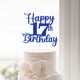 thumbnail image 5 of Decoración para tartas Kaoenla con purpurina para cumpleaños número 17, color azul, 5 of 8