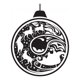 thumbnail image 1 of Decomural Santa Reindeer Bauble Festive Christmas WS-34391, 1 of 2