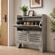 thumbnail image 3 of Zapatero Moderno Gris Para Entrada O Walking Closet, 3 of 7