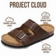 thumbnail image 2 of Sandalia Project Cloud Venita de cuero genuino con memory foam, 2 of 5