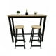 thumbnail image 1 of Set Mesa Bar Terraza Con 2 Taburetes Madera 120x100x40 cm, 1 of 3