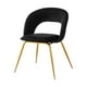 thumbnail image 1 of Silla Ibiza Terciolpelo Negro, 1 of 3