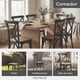 thumbnail image 5 of Silla Comedor Madera Negra Rattan Apilables Crossback Venhoouse, 5 of 8