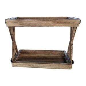 Magideal - Estante Organizador De Madera Para Encimera, Estante De Cocina Para Accesorios De Barra De Café, Organizador De Estación De Café Para Mesa De Sala De