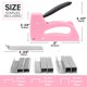 thumbnail image 2 of Grapadora SHALL Light Duty para madera rosa con 1600 grapas JT21, 2 of 5