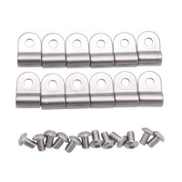 Magideal - 12 Abrazaderas De 3/16"" Para Línea De Combustible Y Freno, Retenedores Portátiles Para Línea De Freno, Compatibles Con Accesorios Profesionales D