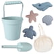 thumbnail image 1 of Juego de juguetes de playa BLUE GINKGO Silicone Modern Baby con cubo, 1 of 9