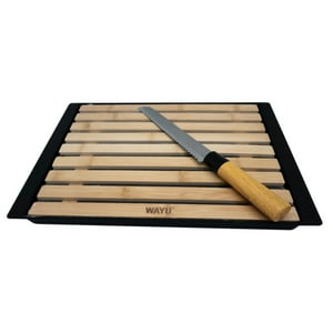 Set Tabla Cuchillo Sierra Pan Wayu Antimigas