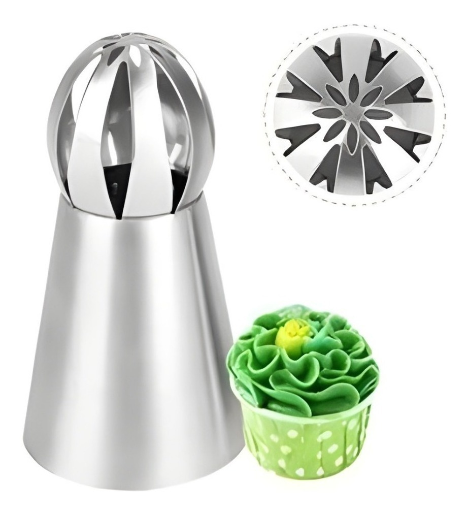 Genérico - Boquillas Rusa Esfera Boquilla Reposteria Rusa Esfera E19