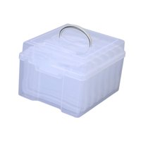 Magideal - Caja De Almacenamiento Para Fotos De 4 X 6 Pulgadas, Ideal Para Guardar Tarjetas, Manualidades, Costura, Álbumes De Recortes, Recibos, Fotografías, Su Transparente