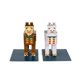 thumbnail image 2 of Juego de 2 unidades para estantería Bookends Ukonic Minecraft Llama, 6 pulgadas, 2 of 7