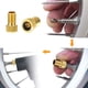 thumbnail image 2 of Adaptador de válvula premium para bicicleta, 10 unidades, de latón, convertidor de válvula con anillo de sellado, válvula Presta a Schrader (dorado)., 2 of 5