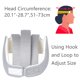 thumbnail image 5 of Casco Cpairng, protección gruesa para personas mayores, jóvenes y niños, color gris, 5 of 8