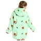 thumbnail image 3 of Polerón Manta De Polar Con Capucha Niños Verde Palta, 3 of 3