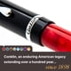 thumbnail image 4 of Pluma estilográfica Conklin Red Nights de punta fina, 4 of 9