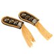 thumbnail image 3 of 1 Par Tableros De Hombro Charretera Cadena De Eslabones Estrella Militar Borla Insignia De Oro, 3 of 3