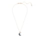 thumbnail image 2 of Collar Swarovski Sublima Moon con cristales oscuros, oro rosa, 2 of 5