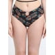 thumbnail image 1 of Bikini calzón clásico alto argolla estampado verde Talla L, 1 of 4