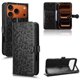 thumbnail image 1 of Funda Cartera Lunares iPhone 17 Pro Max con Tarjetero, Correa y Soporte Negro, 1 of 6