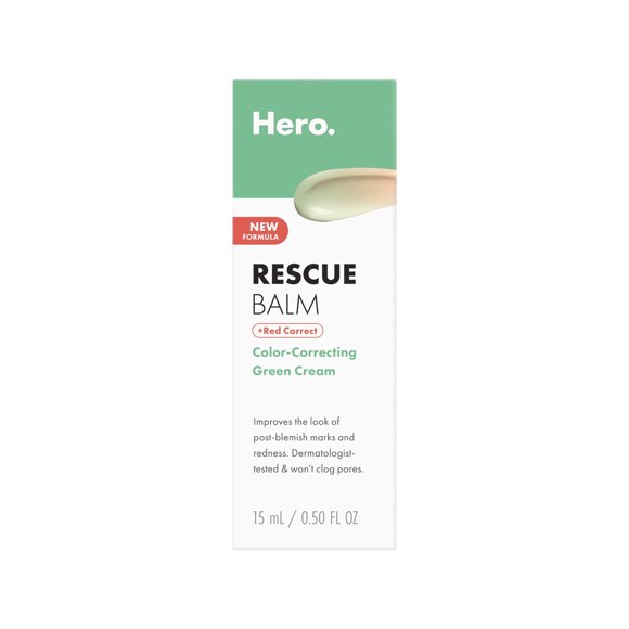 Crema Rescue Balm Hero Cosmetics Correctora Roja 15 mL