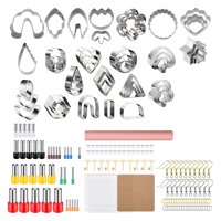 Bothyi - Juego De Cortadores De Arcilla Polimérica De 200 Piezas, Kits De Acero Inoxidable Para Manualidades, Bricolaje, Hecho A Mano