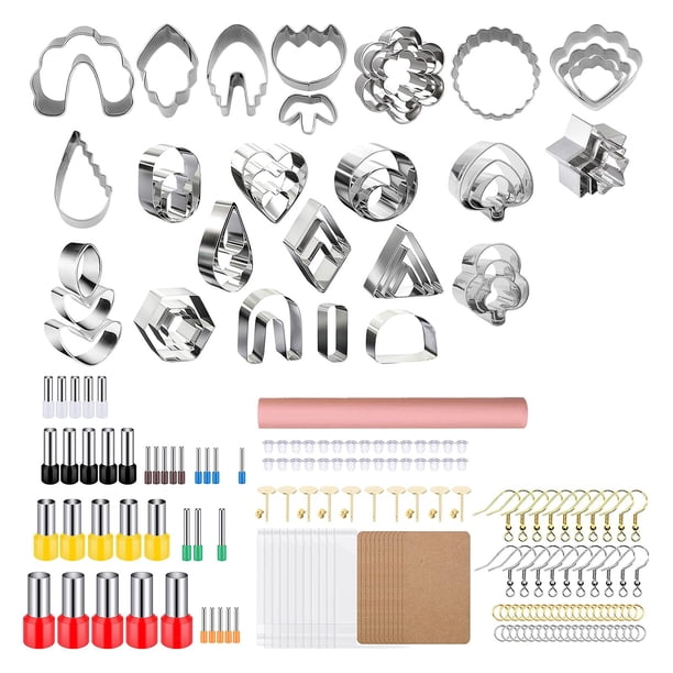 Juego De Cortadores De Arcilla Polimérica De 200 Piezas, Kits De Acero Inoxidable Para Manualidades, Bricolaje, Hecho A Mano