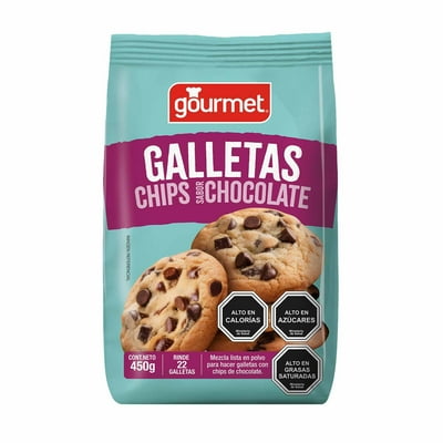 Galletas Chips De Chocolate Bolsa 450 G Gourmet